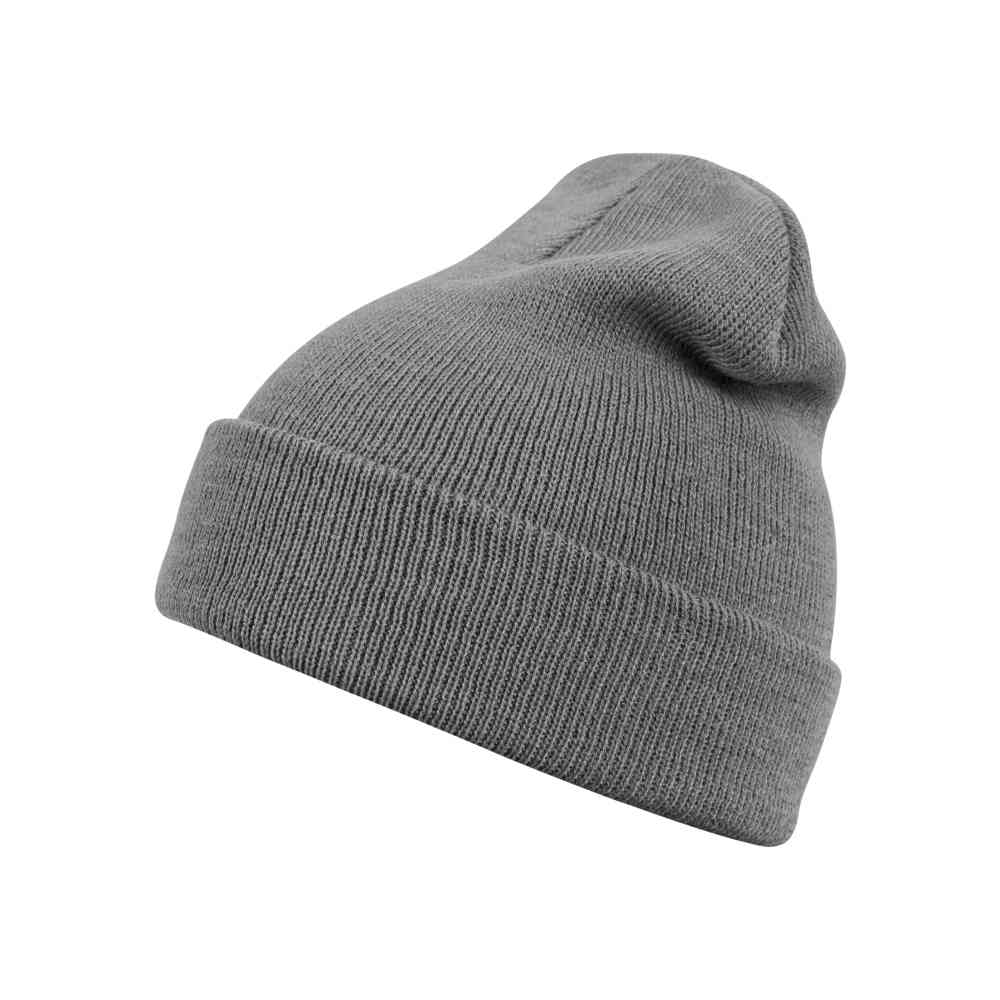 MSTRDS - Beanie Basic Flap darkgrey one size Beanie Muts - Grijs
